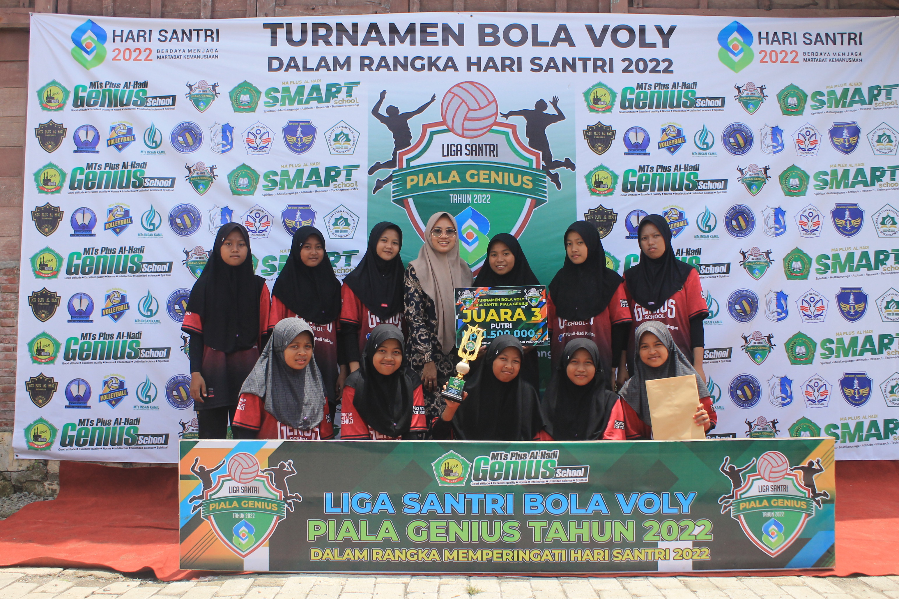 Turnamen Bola Voly - Liga Santri 2022